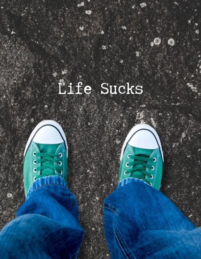 Life Sucks - a Digital Art Artowrk by Vuvuzela 